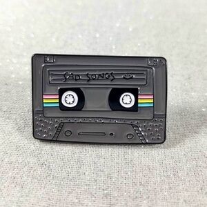 Women’s Jewelry Cute Fashion Gray Retro Cassette Tape Sad Songs Enamel Pin